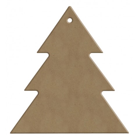 [4102] Sapin percé de Noël en bois à décorer