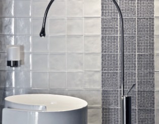 Faience Decors Wagami, 10 x 10 cm, Vendu à la pièce