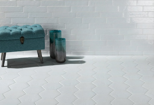 Faïence Hexagone Bella, 18 x 20.5 cm, Vendu au m², 1 Bte = 1 m²
