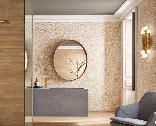 Faïence Impressions Mix Recitifé, 30 x 60 cm, Vendu au m² 