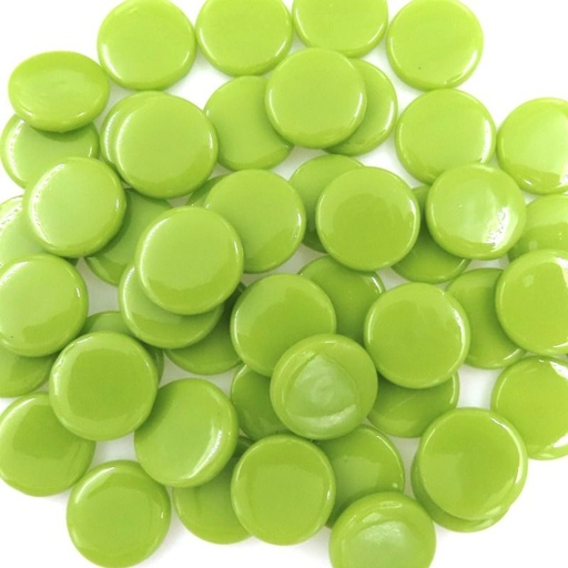 [PR Acid Green Bis91] Pastille vert  pomme - 1.8 cm , par 100 g .  