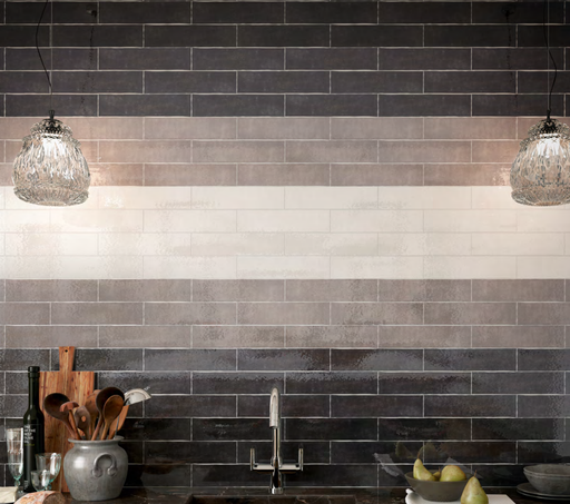 Faïence Oxford Nat., 7.5 x 30 cm, Vendu au m², 1 Bte = 0.90 m²