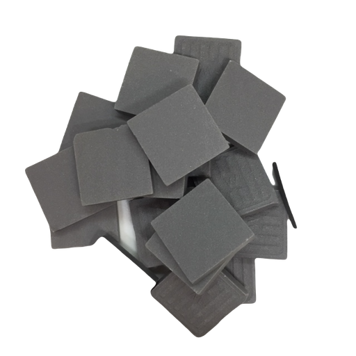 [wk] Gres Cerame 2 x 2 cm - Gris Ardoise, par 100 gr