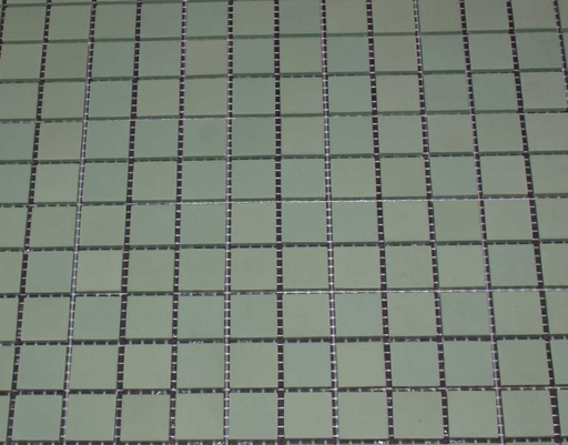 Grès Cérame 2 x 2 cm - Pistache, à la plaque 