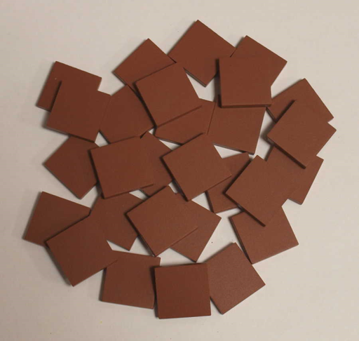 Gres Cerame 2 x 2 cm  Rouge par 100g