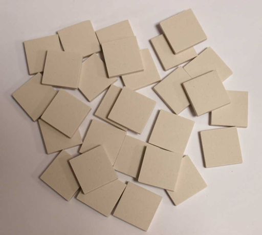 Grès Cérame 2 x 2 cm - Super Blanc, par 100 gr