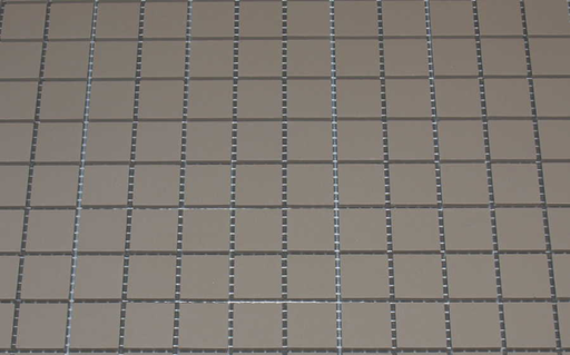 Grès Cérame 5 x 5 cm - Gris Pâle, à la plaque 