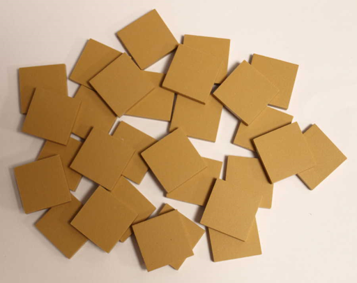 Grès Cérame 5 x 5 cm - Jaune, Par 100g