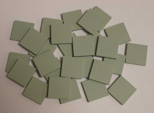 Grès Cérame 5 x 5 cm - Pistache, Par 100g