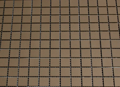 Grès Cérame 5 x 5 cm - Taupe, à la plaque 