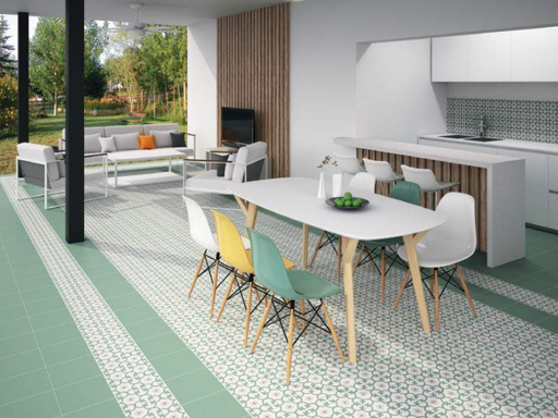 Grès Cérame Dalia Kale, 25 x 25 cm, ep. 9 mm , Vendu au m²