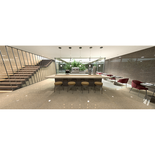 Grès Cérame Palladio Naturale, 60 x 60 cm, Vendu au m², 1 Bte = 1.08 m²