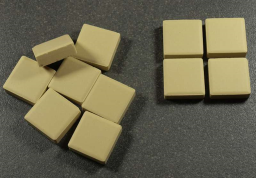 Grès Cérame Paray EPAIS 2,4 x 2,4 cm - Paille