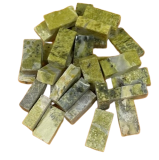 Marbre Vert - 2,8 x 1 cm, Par 100 gr