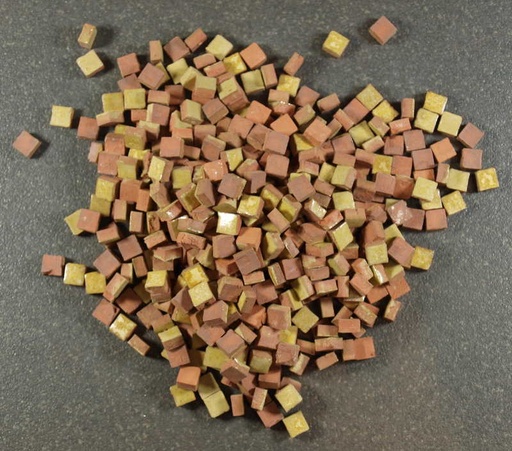 [WC06-101923] Mini Terre Cuite 5 x 5 mm Jaune Miel, par 50g