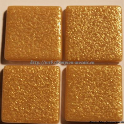 [metalico oro] Pate de verre Im.Or 2,5 x 2,5 cm, par 100g