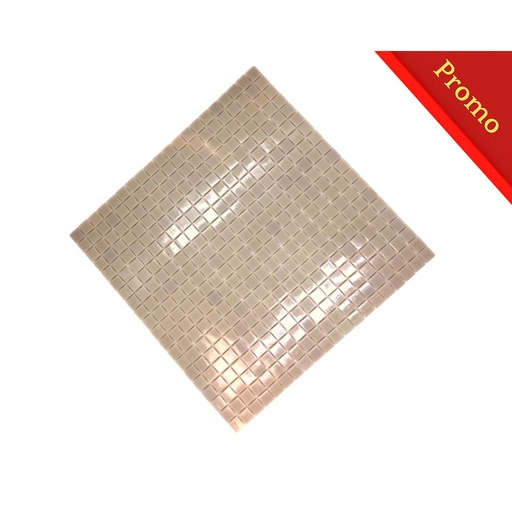 [320] Pate de Verre TREND 1.5 x 1.5 cm Gris Clair, à la plaque