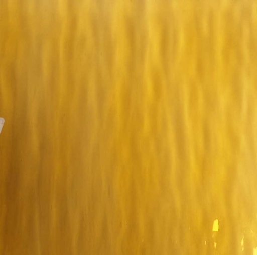 Plaque de Verre 20 x 30 cm  - Jaune Transparent Ondulé n°57