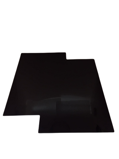 Plaque de Verre 20 x 30 cm N°9 - Noir Opaque