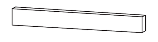 Plinthes Mews, 3.8 x 45 cm, Vendu au ml 