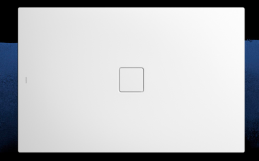 Receveur de douche Conoflat avec support, Acier Émaillé 