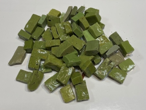 Smalts Antiques - Mix Vert, Par 100g