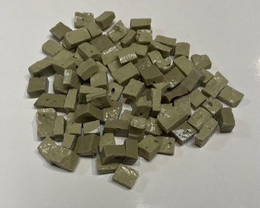 Smalts Antiques - Vert Jaune, Par 100g