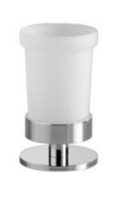 Touch - Porte Verre à Poser avec Verre en Verre Satiné - A4610Z