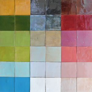 Zellij' Atelier Artisanal - 10 x 10 cm, Vendu au m², 1 Bte = 1 m²