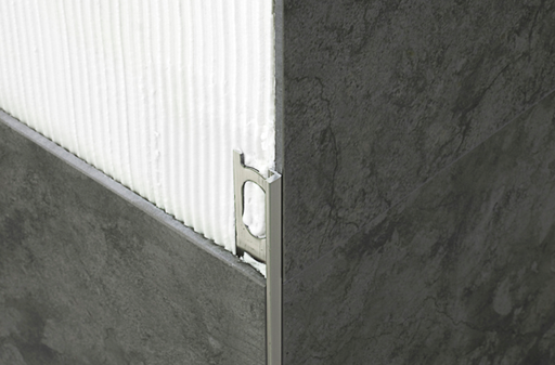 ZBS / - Profilé bords droits - ProAngle - Alu Brillant Satiné - 2.70 ml