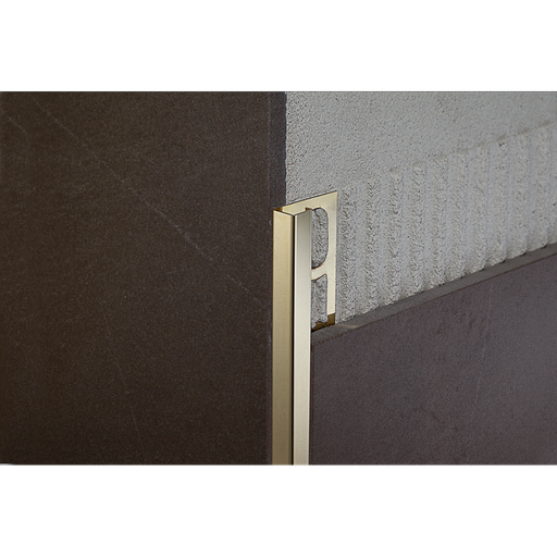 ZQLN / - Profilé bords droits - ProAngle Q - Laiton Poli - 2.70 ml