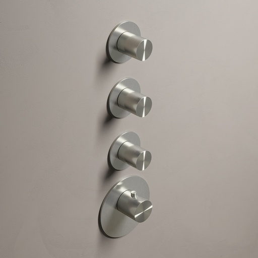Archie - Mitigeur Thermostatique - Encastré - 3 Robinets - Inox 316 - ARHR3