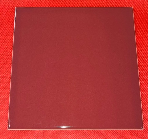Carreaux de Faïence 15 x 15 cm AL Bordeaux (420)