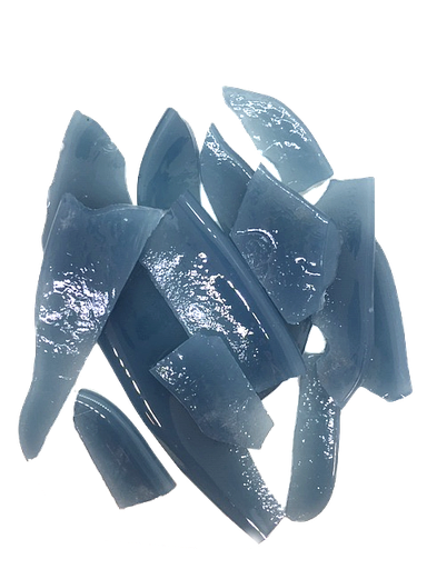 Chutes Albertini - Bleu Fumée Semi Transparent , vendu par 100g